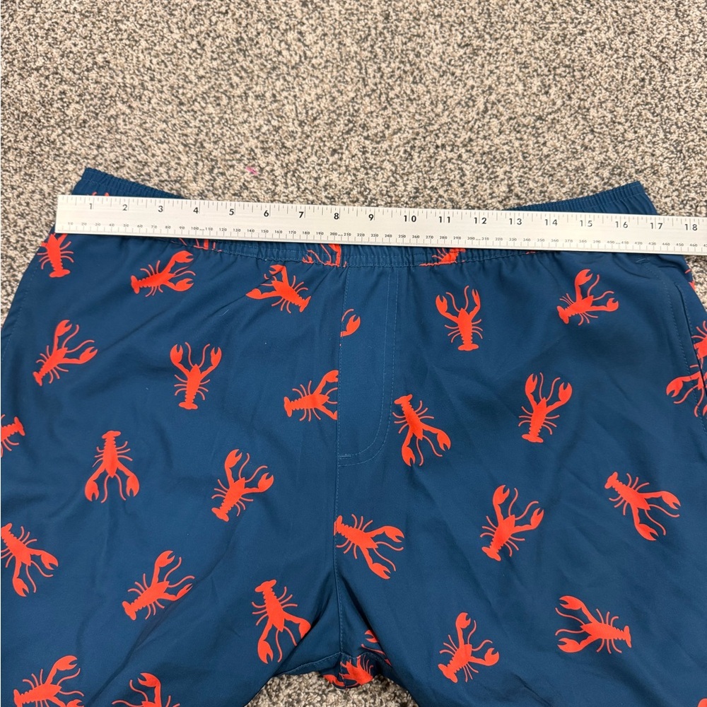 Men's LRD Size L Swim Suit Blue Lobster Lined Elastic Waist Swim Beach Pool - Picture 7 of 7